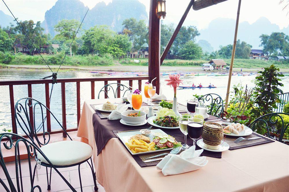 Villa Nam Song Vang Vieng Exteriér fotografie