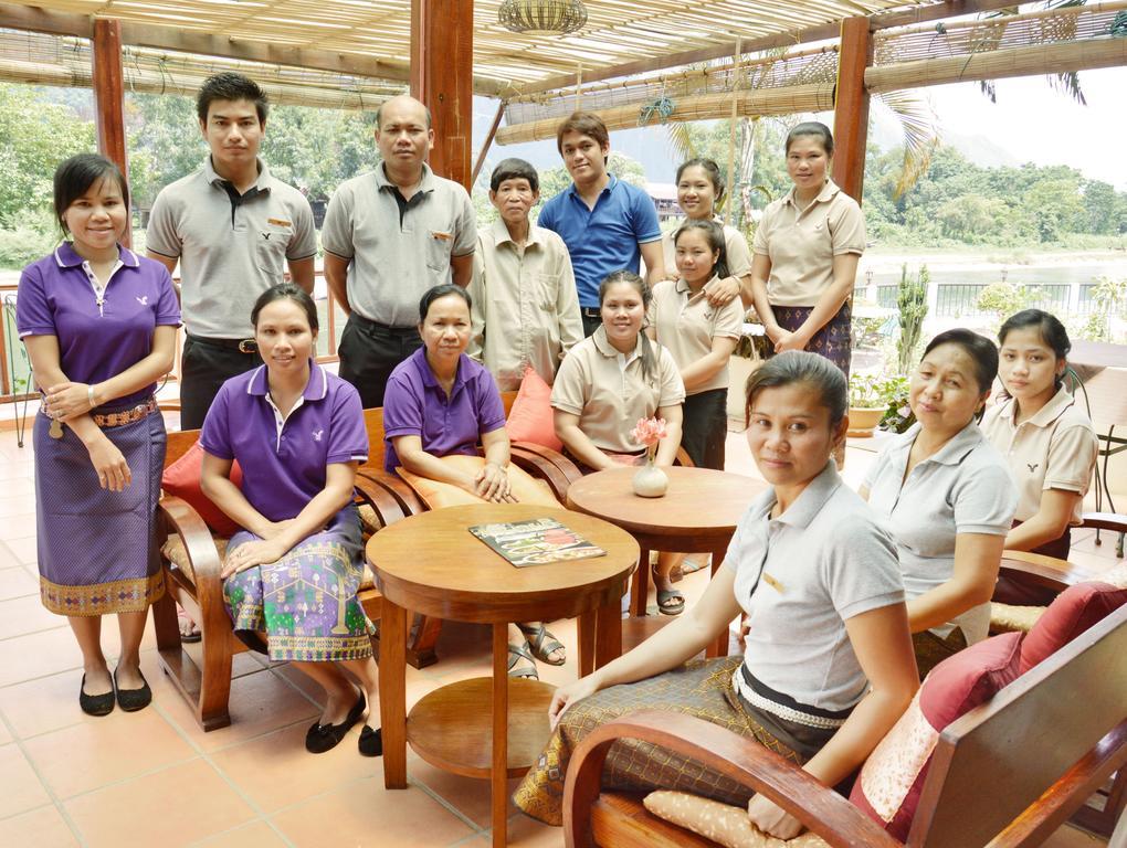 Villa Nam Song Vang Vieng Exteriér fotografie