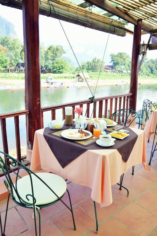 Villa Nam Song Vang Vieng Exteriér fotografie